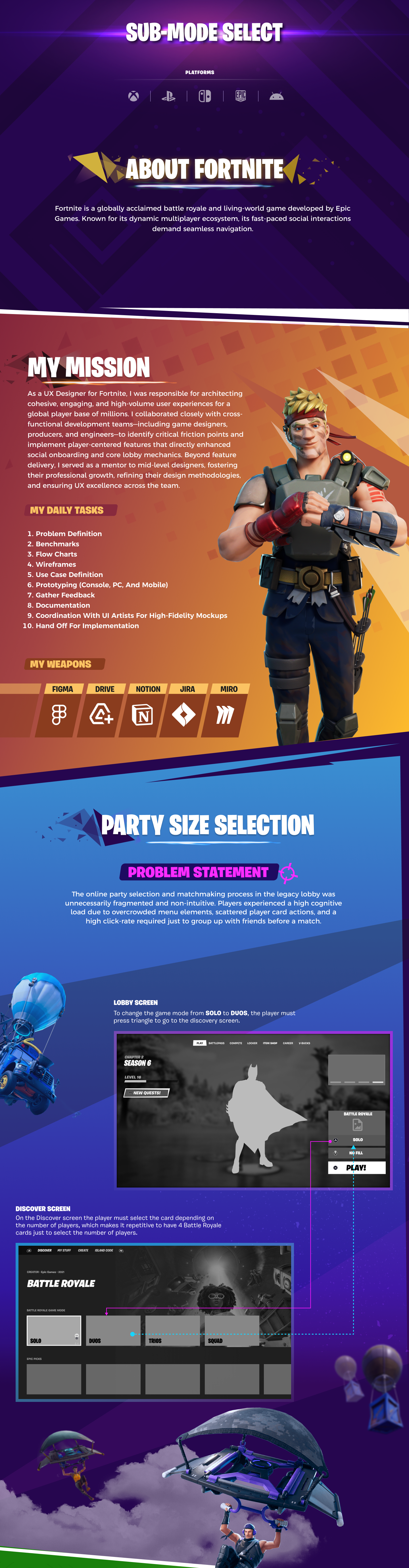 Fortnite UX Case Study Part 1
